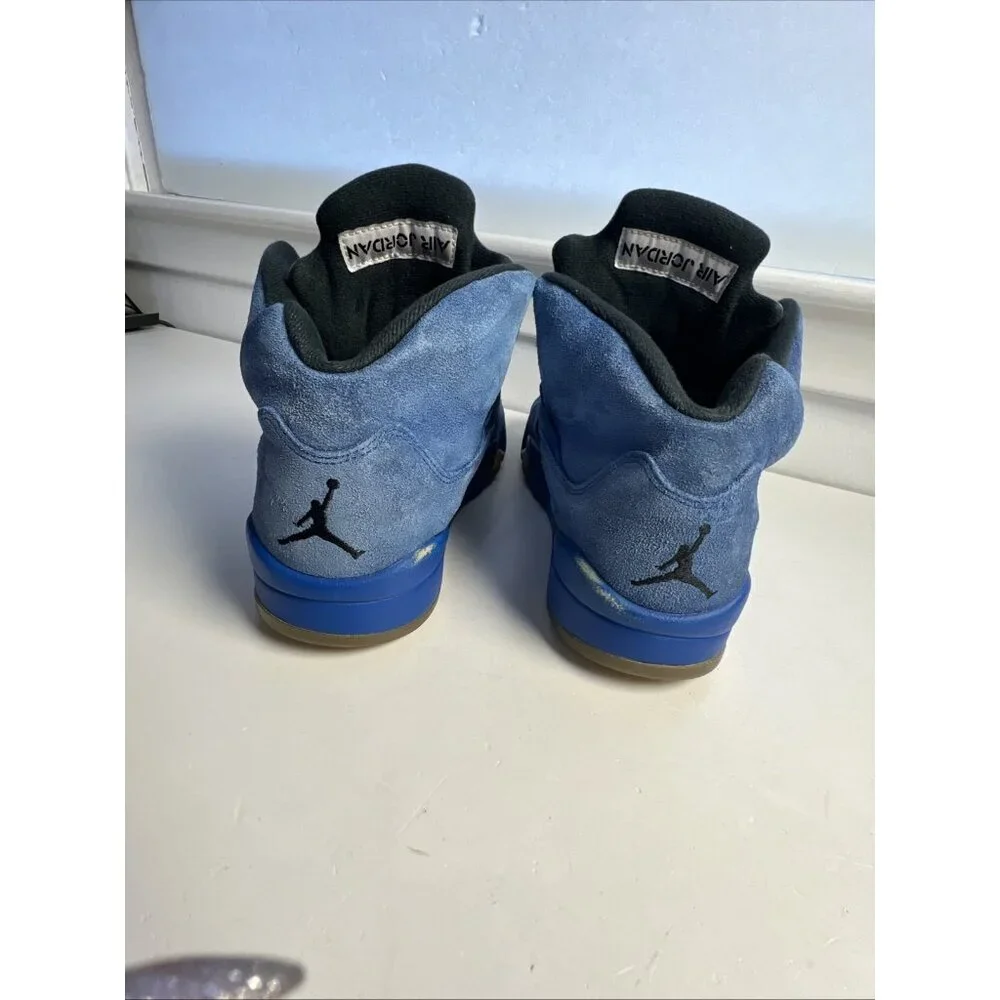 Nike Air Jordan 5‎ Retro 2017  Royal Blue Suede Men Us Size 8